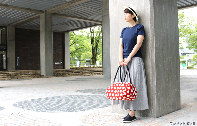 楽天市場】【在庫商品】がま口付き2styleトートバッグ【Sarei