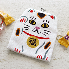 AYANOKOJI 【在庫商品】がまポチ袋【招き猫】