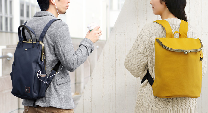 週末お値下げ(* ー̀ ֊ ー́ )و✧がま口リュック-