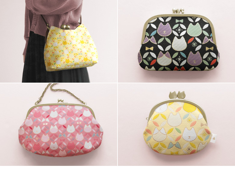 ねこ七宝ジャガード　メインイメージ