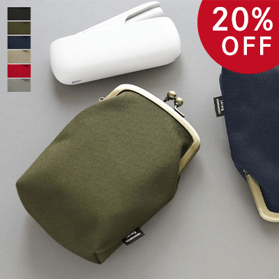 がま口アイコスケース【Sarei コーデュラ（R）re/cor（TM）（コーデュラレコー）】