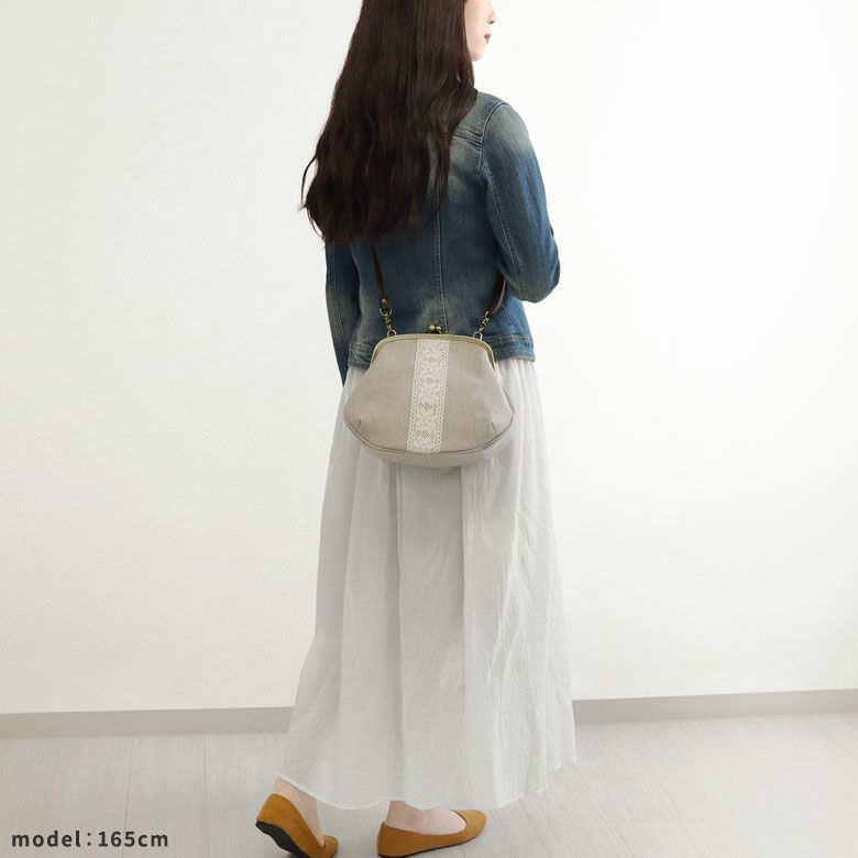 受注生産品】がま口ポシェット【リネン】 | AYANOKOJI（あやの