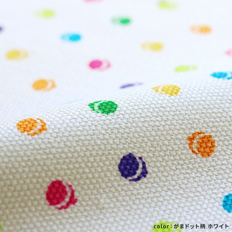 ボストン型3way バッグ（L）あんぱん柄×帆布×ドット ボストン型3way バッグ（L）あんぱん柄×帆布×ドット