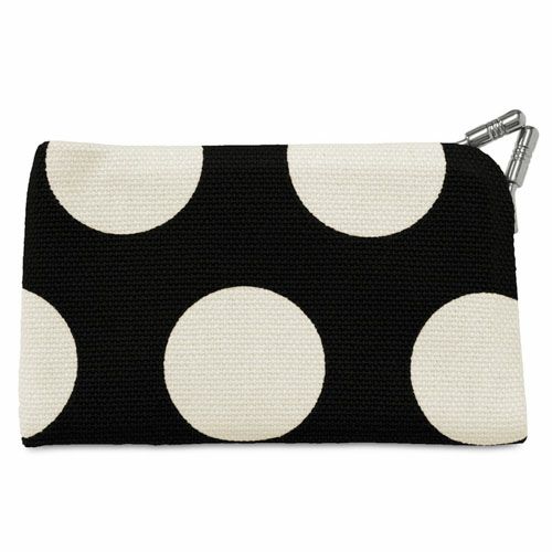 仕切り付きがま口カードケース【帆布・唐草/水玉】 