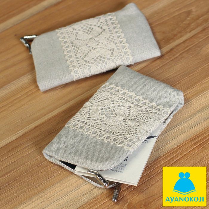 仕切り付きがま口カードケース【リネン】メインイメージ