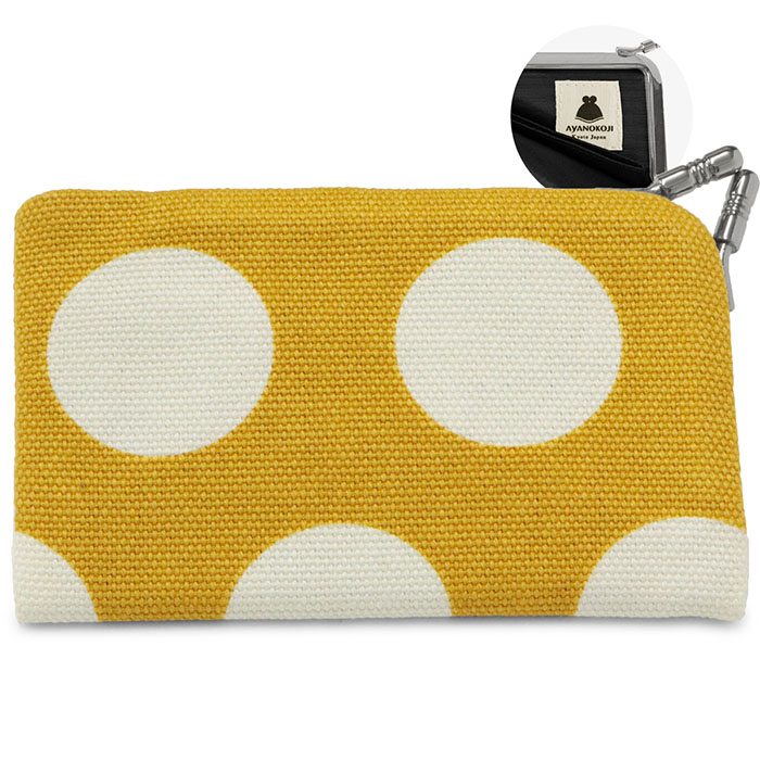 仕切り付きがま口カードケース