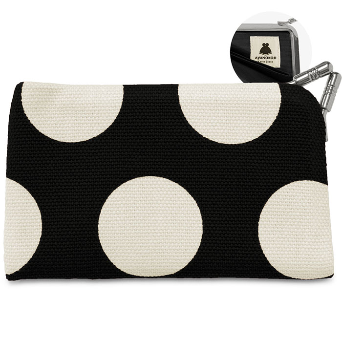 仕切り付きがま口カードケース