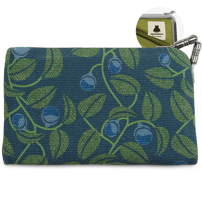 仕切り付きがま口カードケース