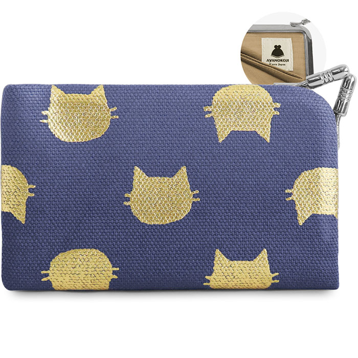 仕切り付きがま口カードケース