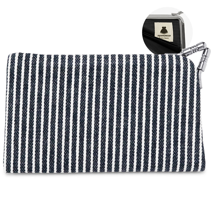 仕切り付きがま口カードケース