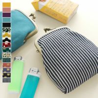 がま口シガレットケース【帆布・綿布（アソート）】