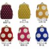 がま口シガレットケース【帆布・唐草/水玉】カラーバリエーション