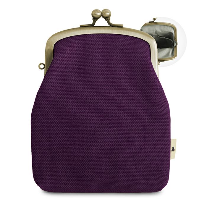 がま口シガレットケース【帆布・綿布（アソート）】