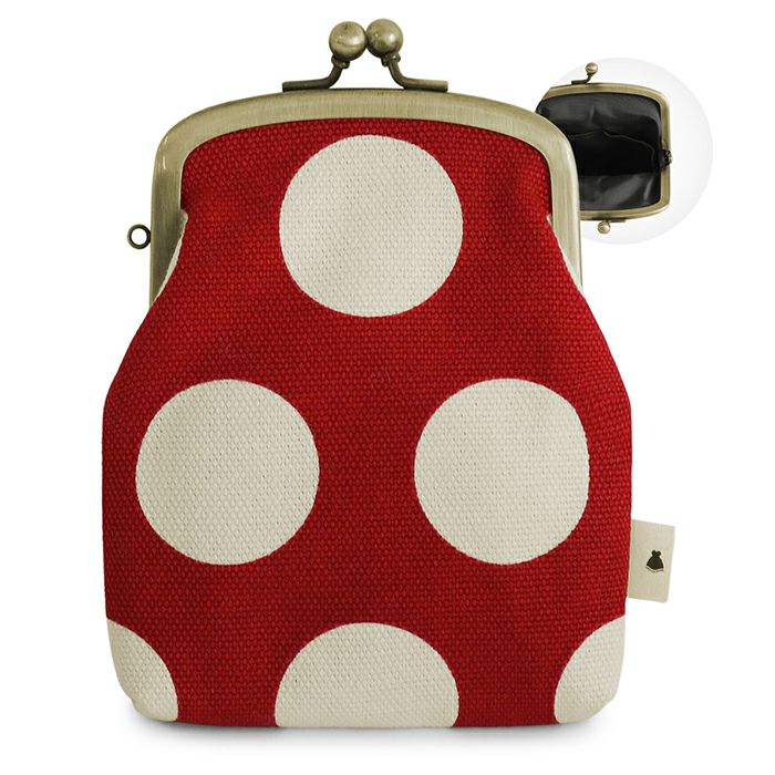 【在庫商品】がま口シガレットケース【帆布 廃番（アソート）】