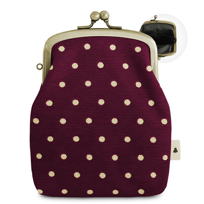 【在庫商品】がま口シガレットケース【帆布 廃番（アソート）】