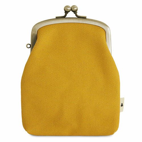 がま口シガレットケース【帆布・無地】