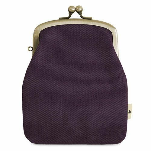 がま口シガレットケース【帆布・無地】