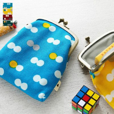 AYANOKOJI 【在庫商品】がま口シガレットケース【帆布・にこだま柄】 [M便 1/4]