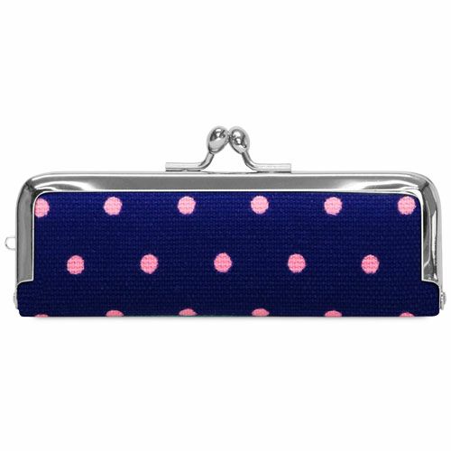 AYANOKOJI 【在庫商品】がま口印鑑ケース【帆布・唐草/水玉】 [M