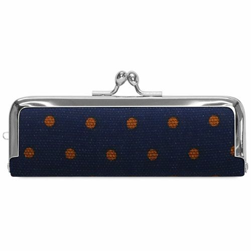 AYANOKOJI 【在庫商品】がま口印鑑ケース【帆布・唐草/水玉】 [M