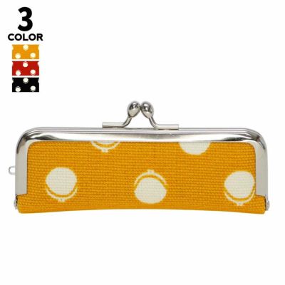 AYANOKOJI 【在庫商品】がま口印鑑ケース【帆布・がまドット大判】 [M便 1/8]