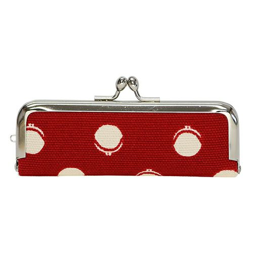 がま口印鑑ケース【帆布・がまドット大判】