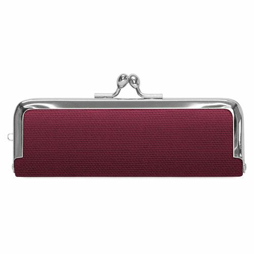 がま口印鑑ケース【帆布・無地】