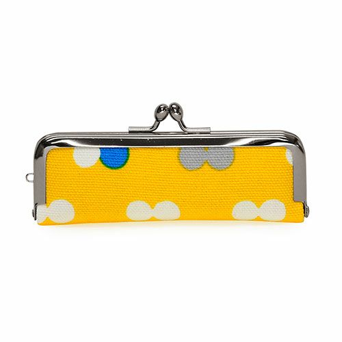 がま口印鑑ケース【帆布・にこだま柄】メインイメージ