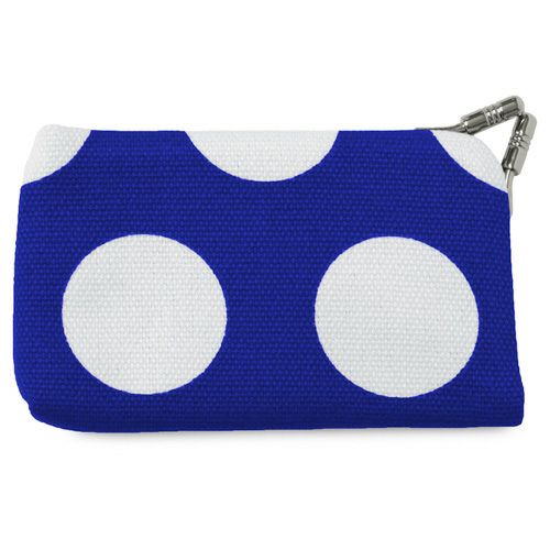 がま口キーケース【帆布・唐草/水玉】