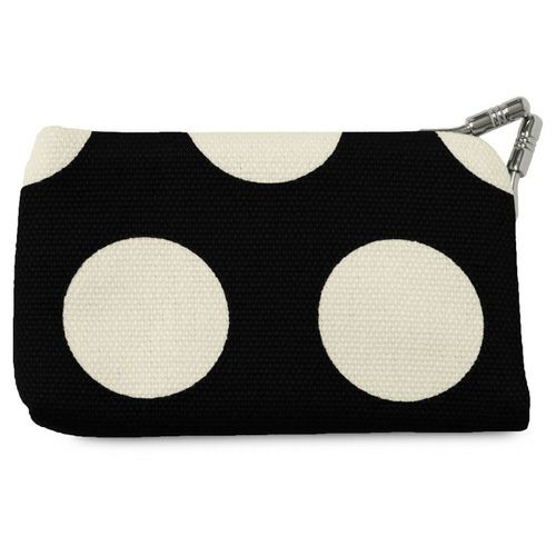 がま口キーケース【帆布・唐草/水玉】