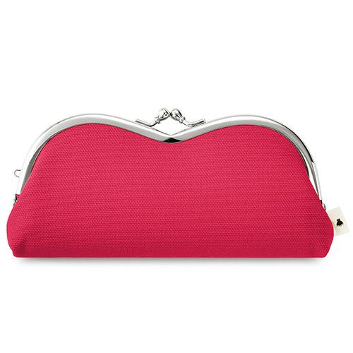 山型がま口メガネケース【帆布・無地】