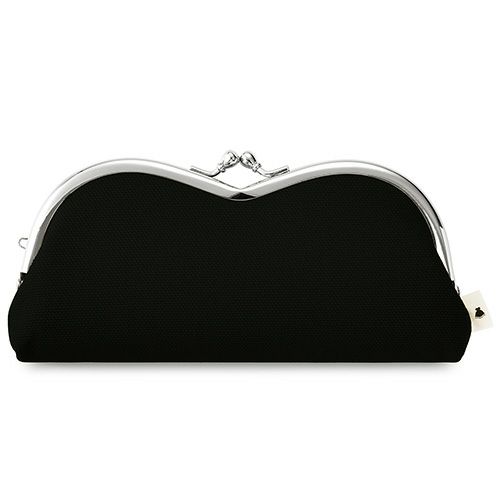 山型がま口メガネケース【帆布・無地】