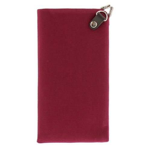 がま口スマートフォンケース＋（プラス）【帆布・無地】 