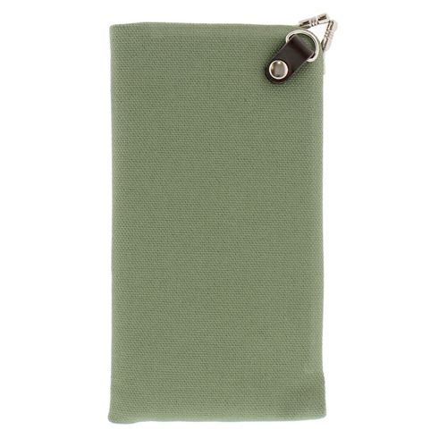 がま口スマートフォンケース＋（プラス）【帆布・無地】 