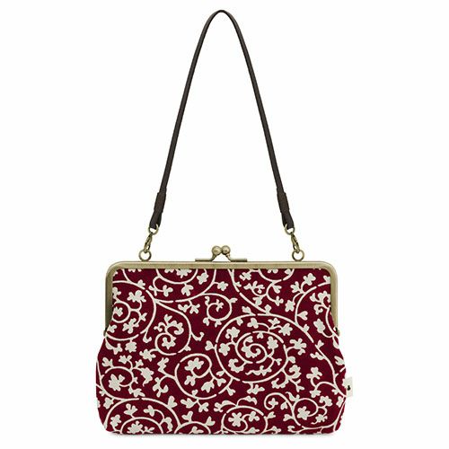 がま口手帳ケース【帆布・蛸唐草】