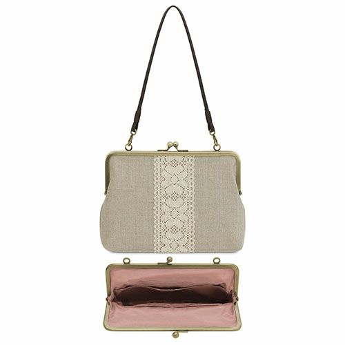 がま口手帳ケース【リネン】 