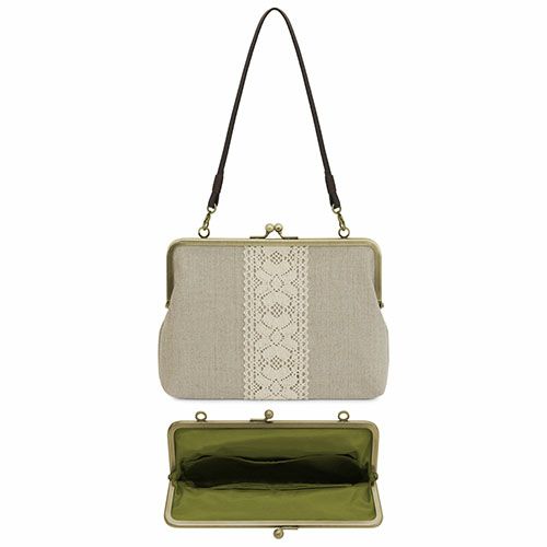 がま口手帳ケース【リネン】 