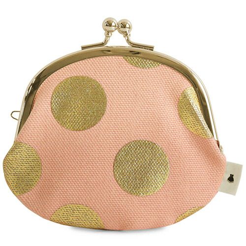 3.3寸 がま口財布【帆布・HAKUドット】