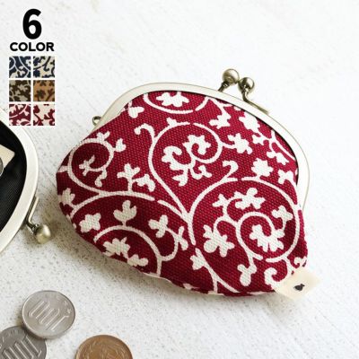 AYANOKOJI 【在庫商品】3.3寸がま口財布【帆布・蛸唐草】 [M便 1/5]