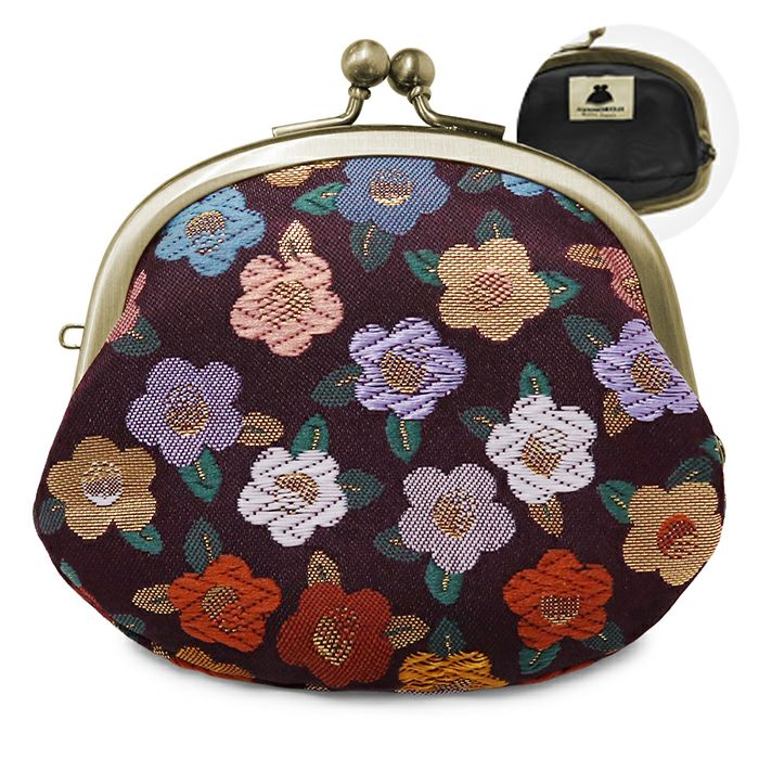 3.3寸がま口財布【金襴・帯地（アソート）】