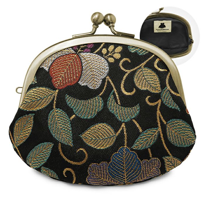 3.3寸がま口財布【金襴・帯地（アソート）】