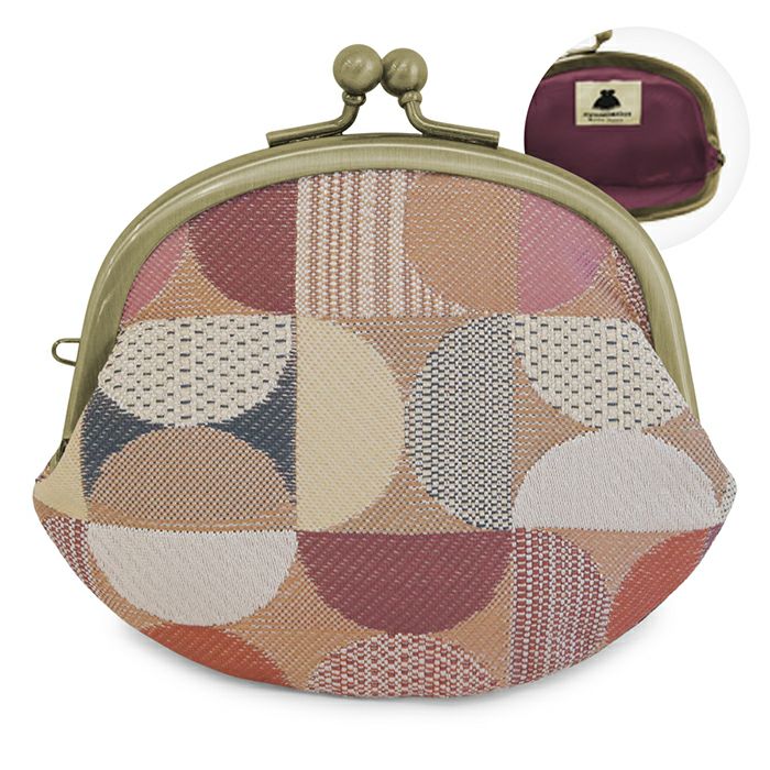 3.3寸がま口財布【金襴・帯地（アソート）】