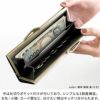 復刻型がま口長財布（マチなし）【帆布・綿布・デニム（アソート）】中は仕切りポケットだけが付いており、シンプルな3部屋構造。お札・小銭・カード類など、分けたい物はキッチリ分けられます。
