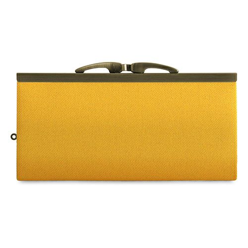 復刻型がま口長財布（マチなし）【帆布・綿布・デニム（アソート）】