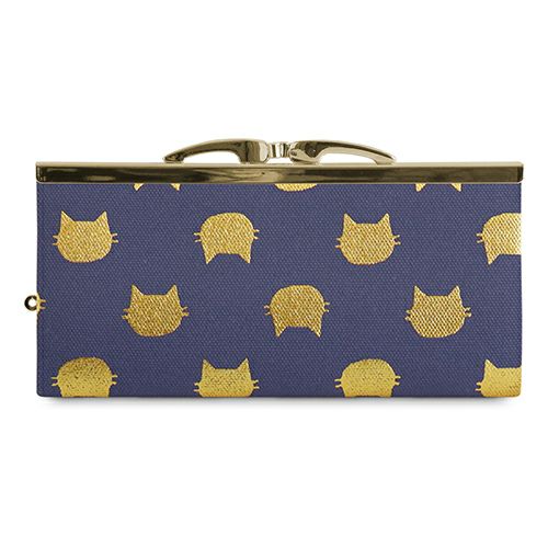 復刻型がま口長財布（マチなし）【帆布・綿布・デニム（アソート）】