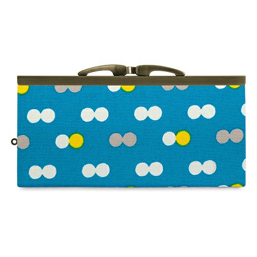 復刻型がま口長財布（マチなし）【帆布・リネン（アソート）】