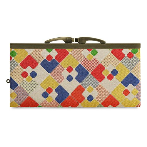 復刻型がま口長財布（マチなし）【金襴・帯地（アソート）】