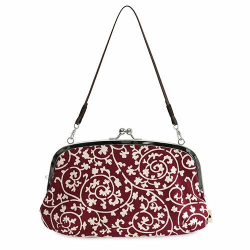 横長親子がま口財布【帆布・蛸唐草】