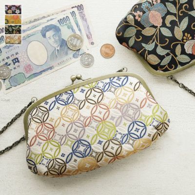 AYANOKOJI 【在庫商品】横長親子がま口財布【金襴】 [M便 9/10]