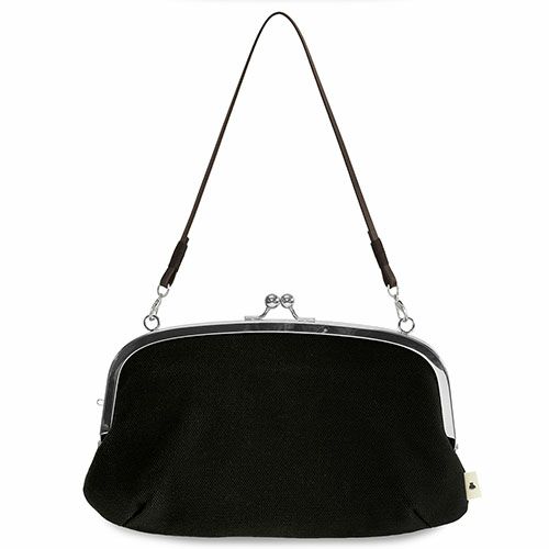 横長親子がま口財布【帆布・無地】